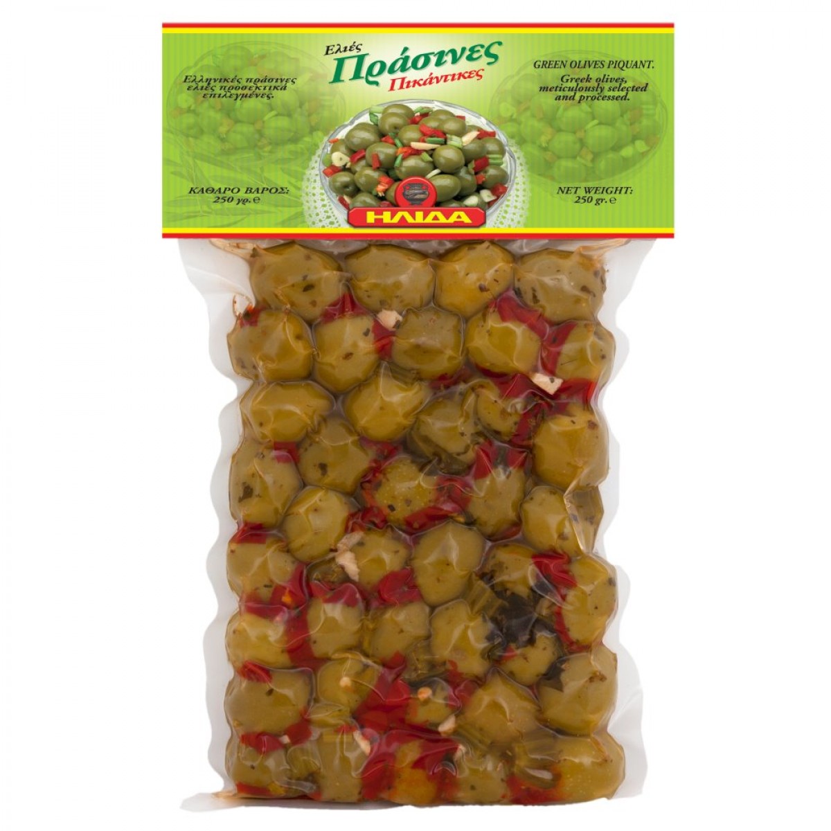 GREEN SPICY OLIVES